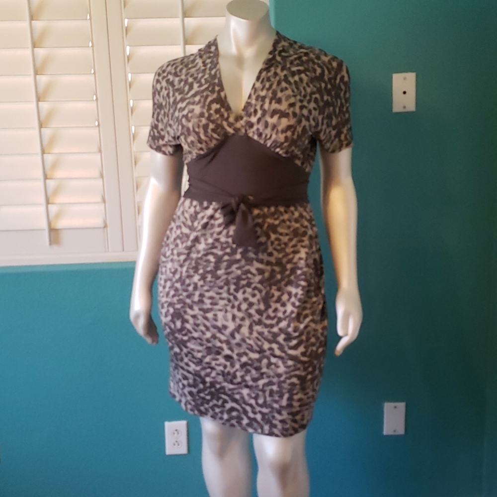 Gray wrap dress size Medium